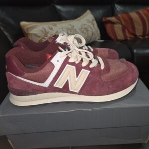 New Balance Burgundy Sneakers